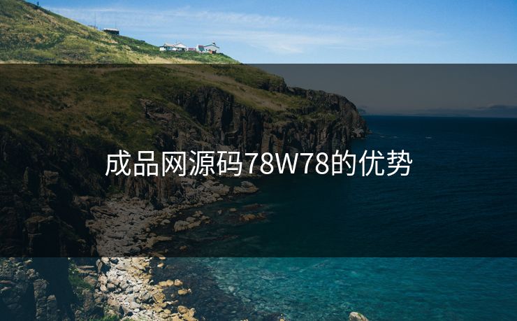 成品网源码78W78的优势 成品网源码78W78的优势